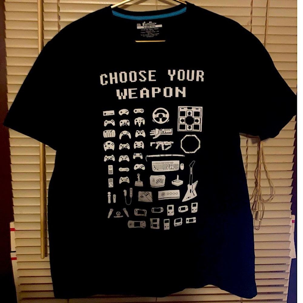 Video game controller graphic T-shirt threadless sz XL